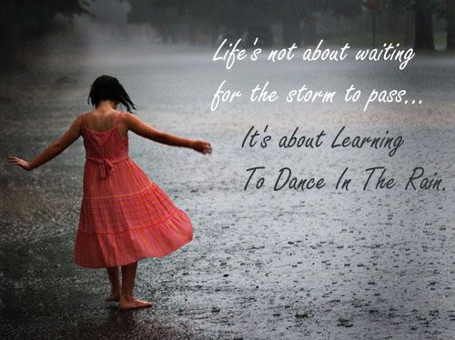 dancing in the rain